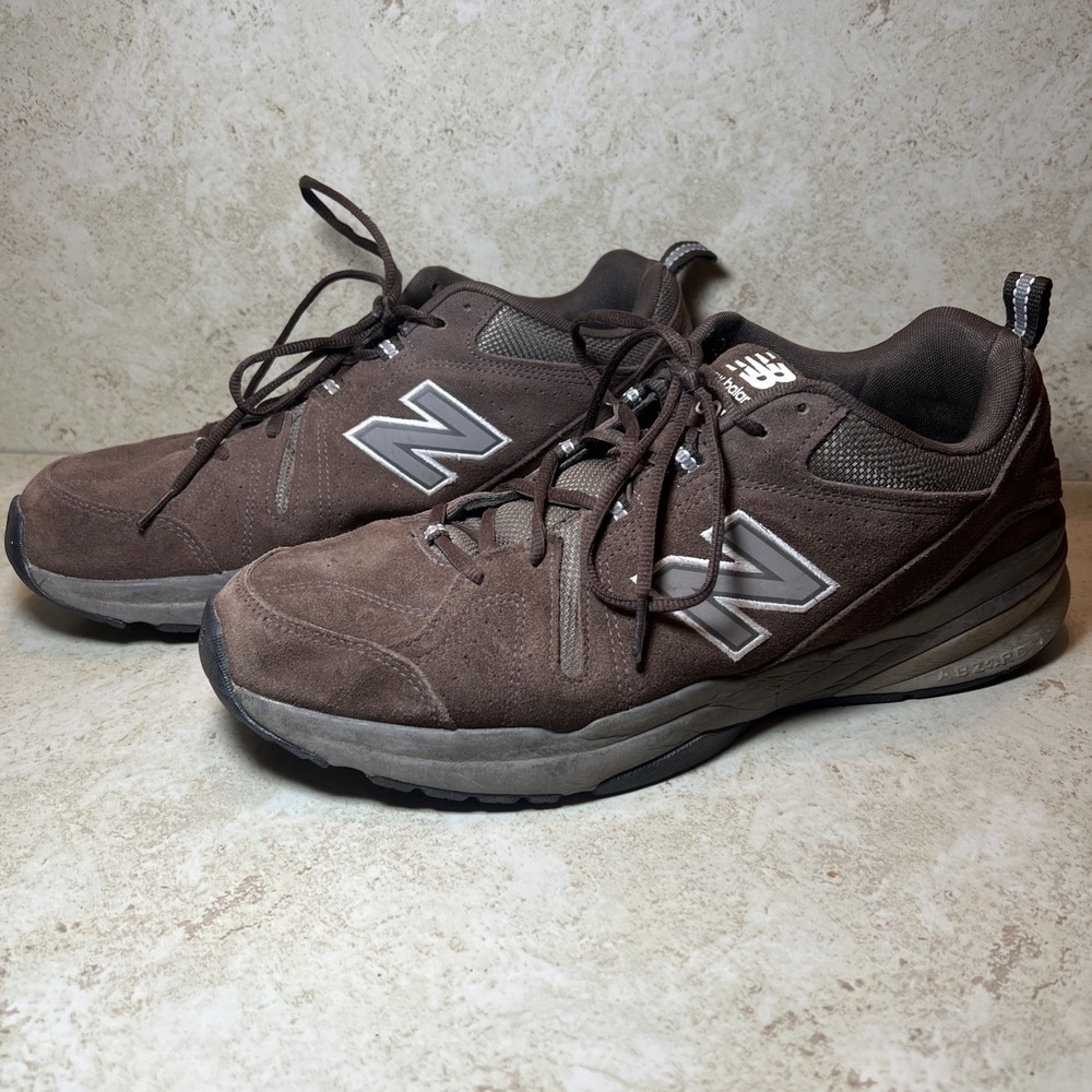 New Balance 608v5 MX608UB5 Men's Size 13 Brown Leather Cross Training Shoes